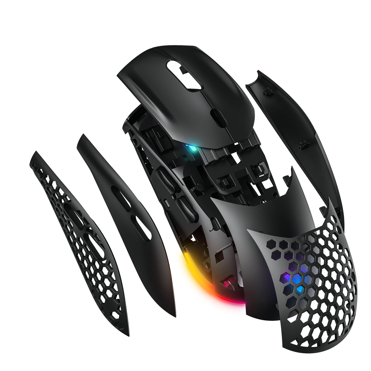 VIDA PRECISION GAMING USB RGB mouse Ambidextrous USB Type-A Optical 12400 DPI