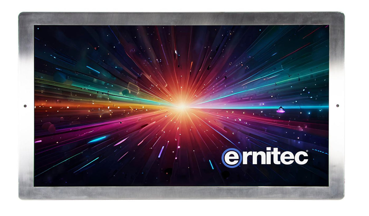 Ernitec 43" 24/7 4K UHD Monitor - Vandal & Waterproof - High Brightness 3000 NITS - Stainless steel - IP67