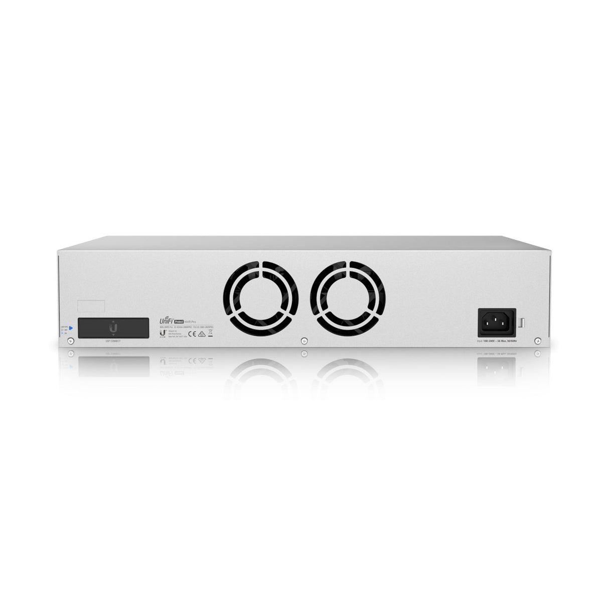 Ubiquiti UNVR-PRO UniFi Protect 7 Bay Network Video Recorder Pro, UniFi Protect Console, 7x 2.5/3.5 Inch Drive Bays, 10G SFP+ Port, Gigabit RJ45 Port, 2U Rack, 1.3 Inch Touchscreen