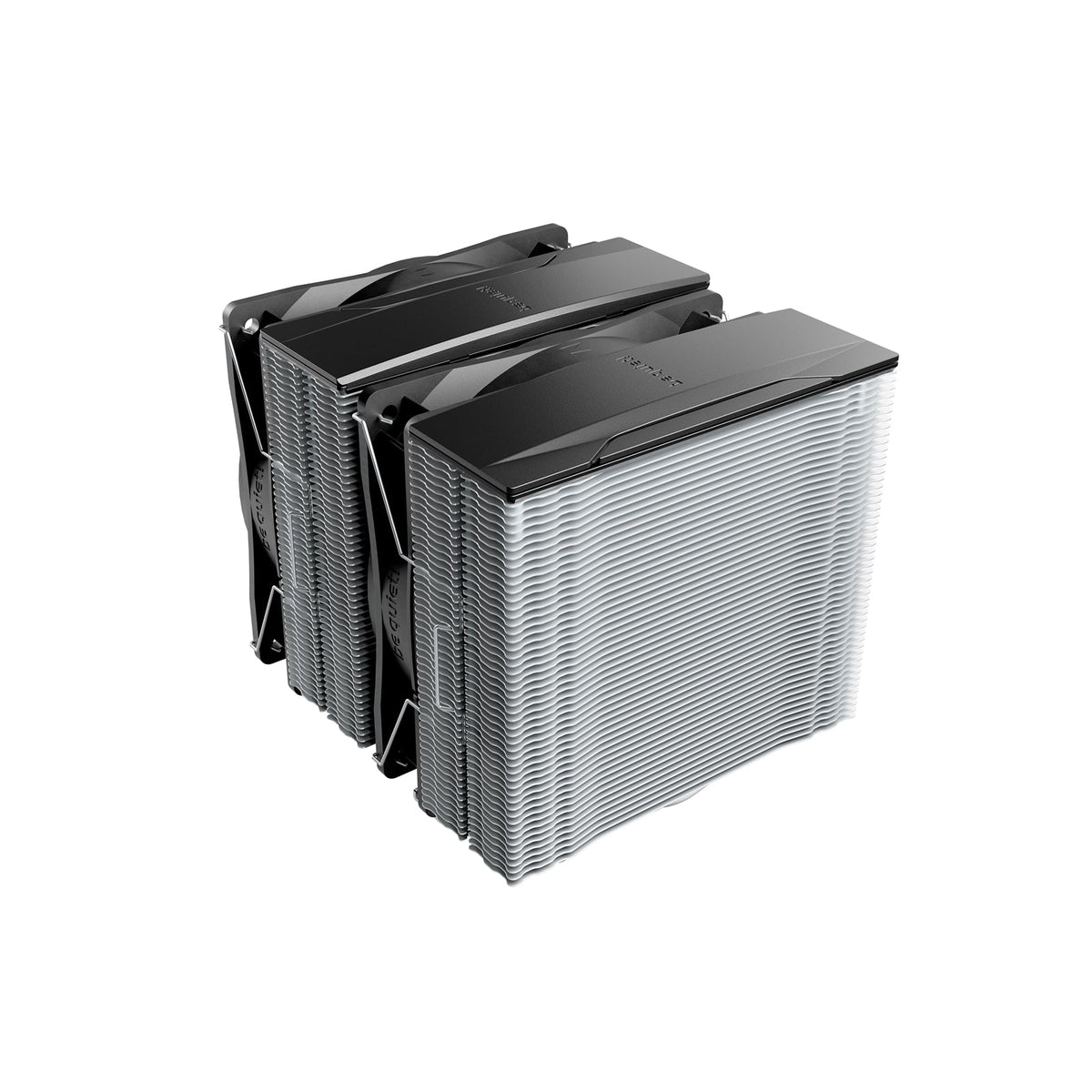 be quiet! Pure Rock Pro 3 CPU Cooler, Universal Socket, 2 x Pure Wings Fans, 2000RPM, only 34.8dB(A) at maximum fan speed, 250W TDP, 3-year manufacturer's warranty