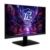 ASRock Phantom Gaming PG27FFX1B 27 Inch FHD (1920 x 1080) Flat IPS Gaming Monitor, 520Hz Refresh Rate 1ms Response Time, 2 x HDMI 2.1, 1 x DisplayPort 1.4, 2 x USB 3.2 Gen1 Type-A, 1 x USB 3.2 Gen1 Type-B, 1 x Headphone Out