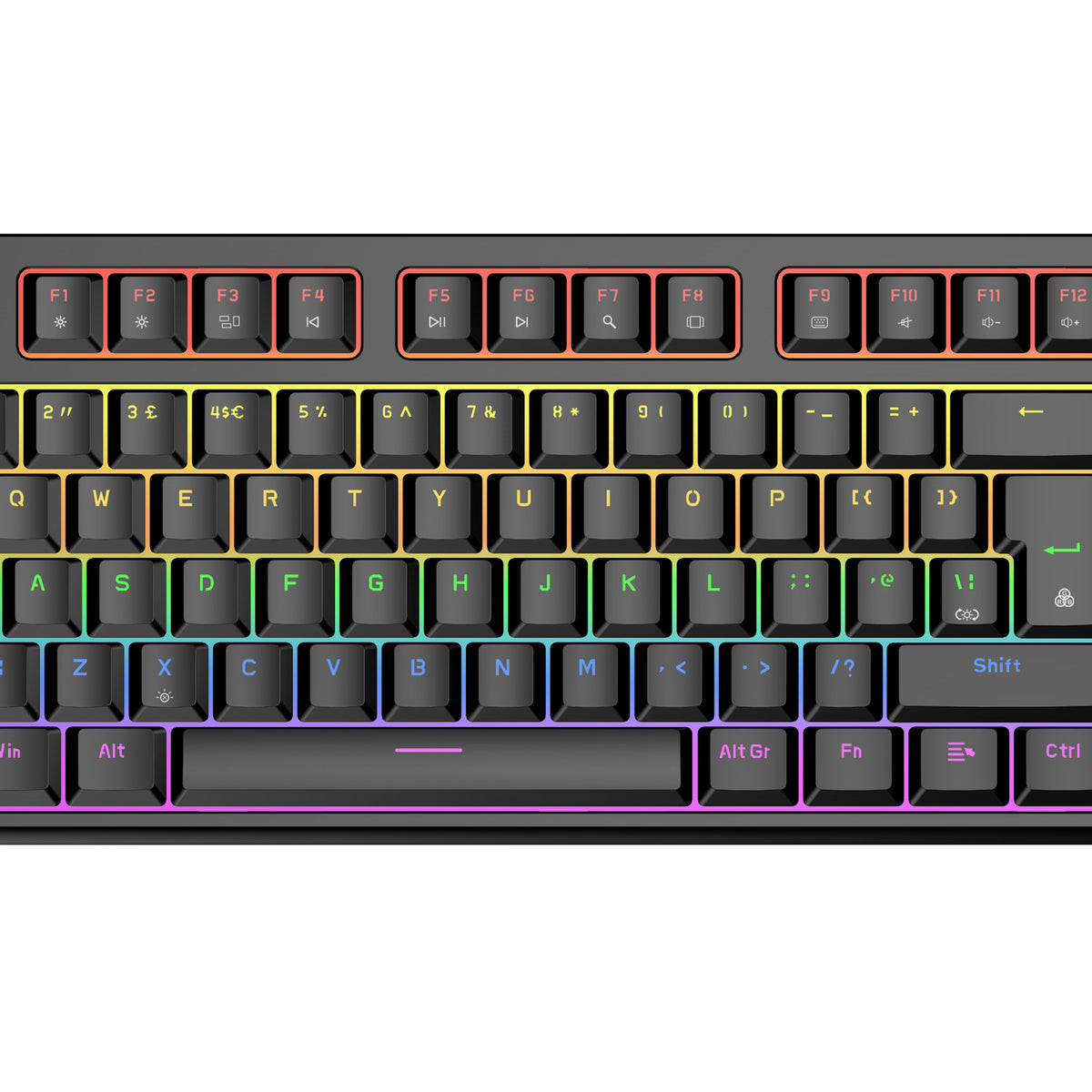 VIDA MAGNA MAGNETIC USB RGB keyboard Gaming QWERTY UK English Black