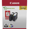 Canon PG-585/CL-586 PVP ink cartridge 2 pc(s) Original Black, Cyan, Magenta, Yellow
