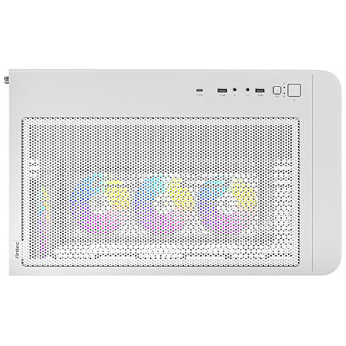 ANTEC Constellation C5 Curve White ARGB Case, Curved Glass Panels, Dual Chamber, Support back-connect motherboards, 4 x ARGB PWM fans with built-in fan controller, ATX, Micro-ATX, ITX