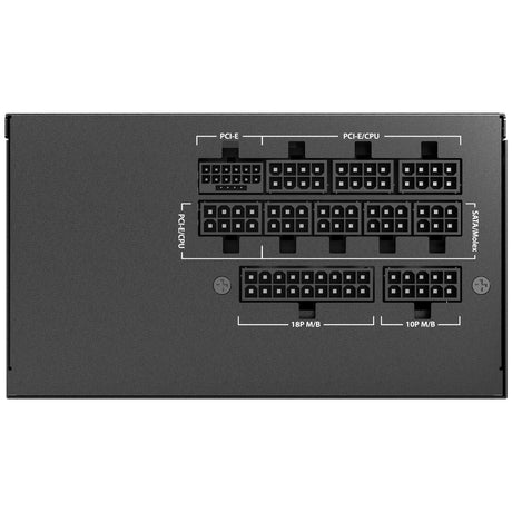 Antec GSK ATX3.1 750W Power Supply V2 - 80 PLUS Gold, Full Modular, PCIe 5.1, JP Capacitors, Zero RPM Manager, 7-Year Warranty
