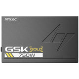 Antec GSK ATX3.1 750W Power Supply V2 - 80 PLUS Gold, Full Modular, PCIe 5.1, JP Capacitors, Zero RPM Manager, 7-Year Warranty