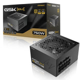 Antec GSK ATX3.1 750W Power Supply V2 - 80 PLUS Gold, Full Modular, PCIe 5.1, JP Capacitors, Zero RPM Manager, 7-Year Warranty