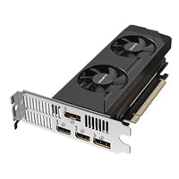 Gigabyte NVIDIA GeForce RTX 3050 OC Low Profile 6GB GDDR6 Graphics Card, 2304 CUDA Cores, 1477 MHz Core Clock, Dual Fan, 2x DisplayPorts / 2x HDMI Ports
