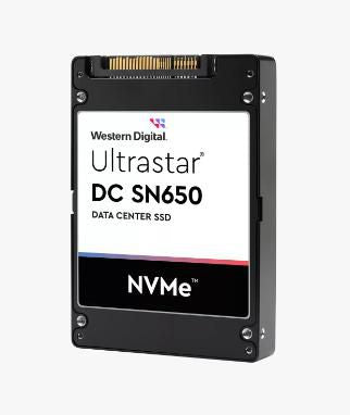 Western Digital DC SN650, 15.36TB, 2.5-inch U.3, Security ISE, 15mm, NVMe SSD