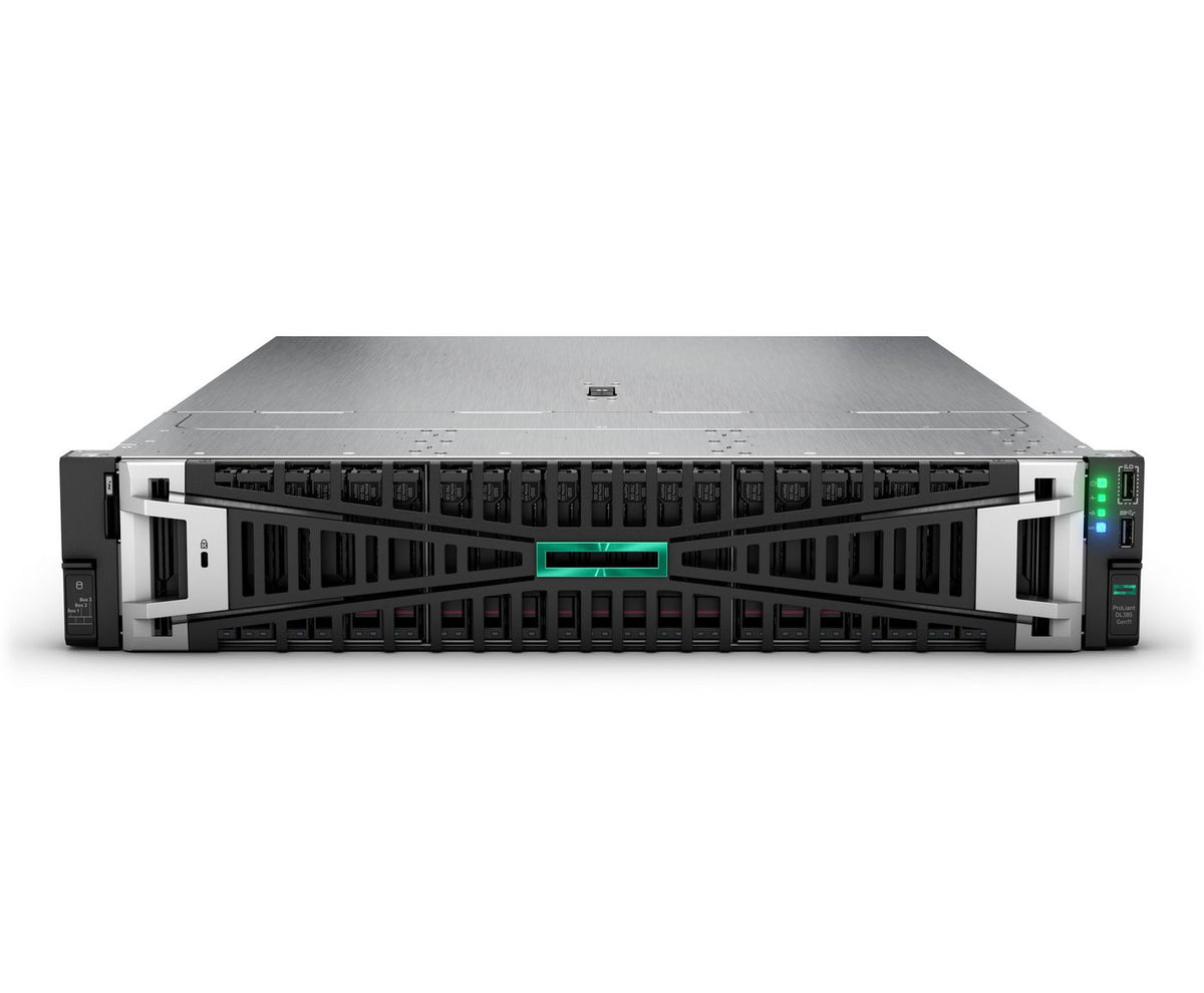 Hewlett Packard Enterprise ProLiant DL385 Gen11 9115 2.6GHz 16c 1P 2x32GB-R 8LFF NS204i-u NC BCM57416 2x1000W PS EU Server