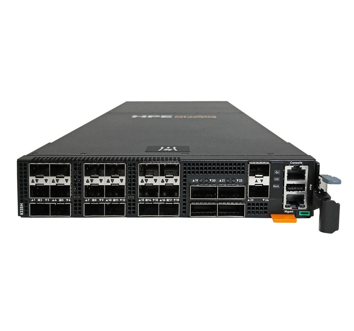 Hewlett Packard Enterprise Aruba Networking CX 8325H 18p SFP28 25G 4p QSFP28 100G Back‑to‑Front 4xFan 2xPSU Switch