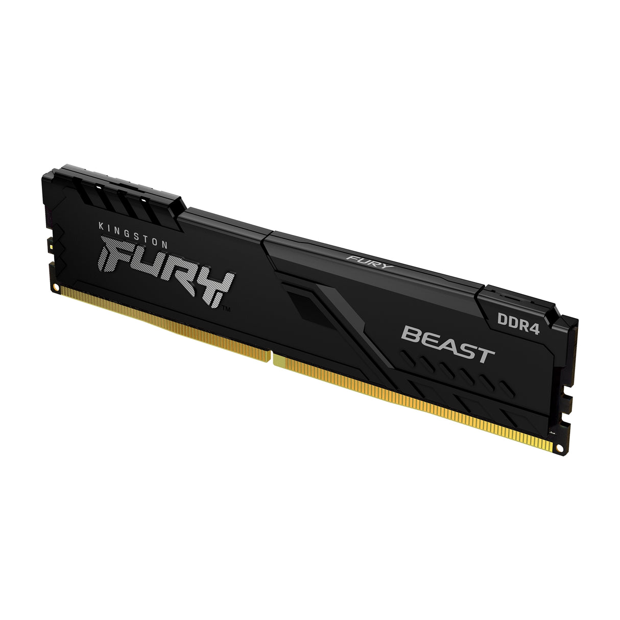 Kingston FURY Beast KF432C16BB/16 16GB (1x 16GB) DIMM System Memory, 3200MHz, DDR4, CL16, Black, Intel XMP