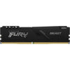 Kingston FURY Beast KF432C16BB/8 8GB (1x 8GB) DIMM System Memory, 3200MHz, DDR4, CL16, Black, Intel XMP