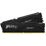 Kingston FURY Beast KF560C36BBE2K2-32 32GB (2x 16GB) DIMM System Memory, 6000MHz, DDR5, CL36, Black, Intel XMP, AMD EXPO