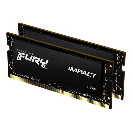 Kingston FURY Impact KF432S20IBK2/16 16GB (2x 8GB) SODIMM System Memory, 3200MHz, DDR4, CL20, Intel XMP
