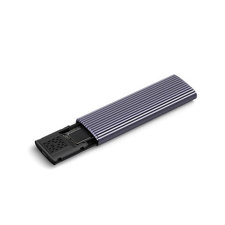 Netac M.2 NVMe/SATA External Enclosure, USB3.1, Aluminum, 10Gbps, USB C to C, USB C to A