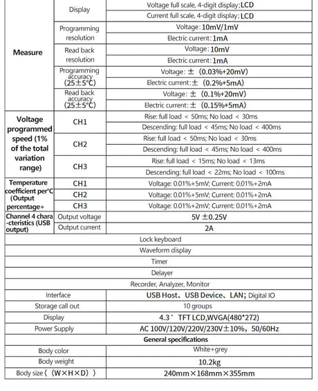 UNI-T UDP3305-E Programmable Adjustable DC Power Supply