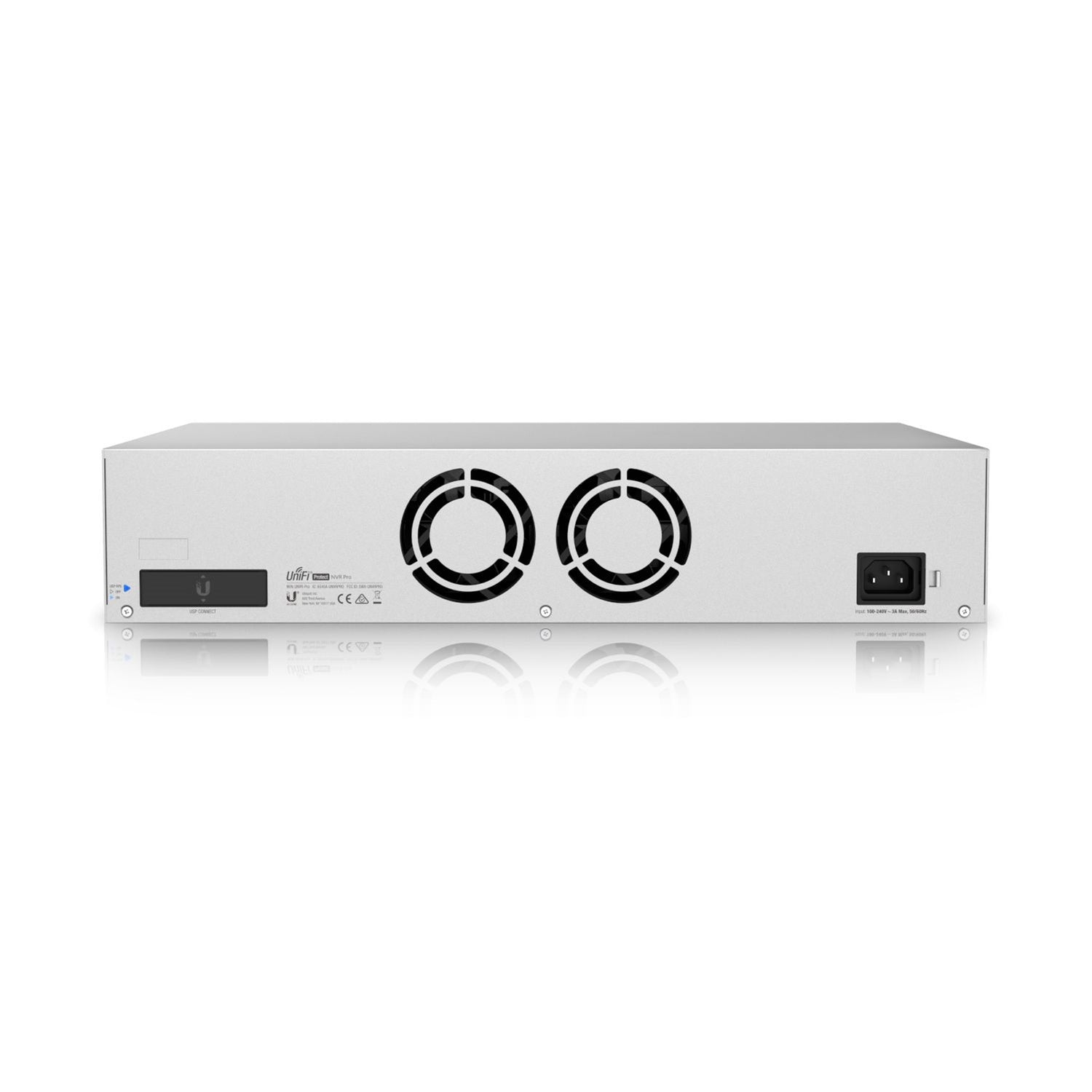 Ubiquiti UNVR-PRO UniFi Protect 7 Bay Network Video Recorder Pro, UniFi Protect Console, 7x 2.5/3.5 Inch Drive Bays, 10G SFP+ Port, Gigabit RJ45 Port, 2U Rack, 1.3 Inch Touchscreen